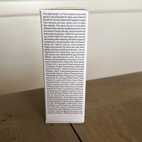 NEW $59 Grown alchemist Detox antioxidant +3 complex hyaluronic acid serum - Picture 4 of 7